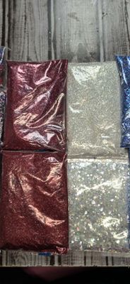 Destash Bundle - Red, White, Blue &amp; Silver Bundle ~ 1.83lbs