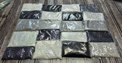 Destash Bundle - Black, White &amp; Silver Bundle ~ 2.61lbs