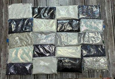 Destash Bundle - Black, White &amp; Silver Bundle ~ 2.61lbs