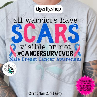 FUCK CANCER Pre-order Shirts ~ Male Breast Cancer Awareness