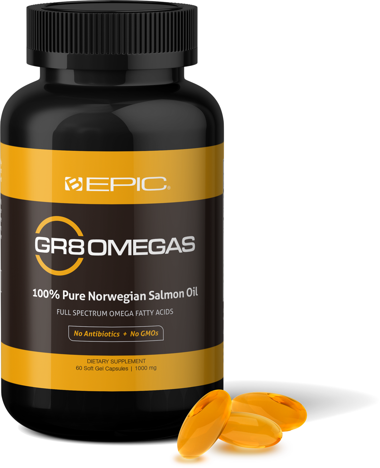 🧡 GR8 OMEGAS® — PURE NORWEGIAN SALMON OIL