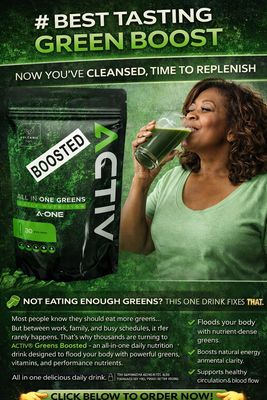 🌿 ACTIV GREENS BOOSTED  | All-In-One Green Super Drink