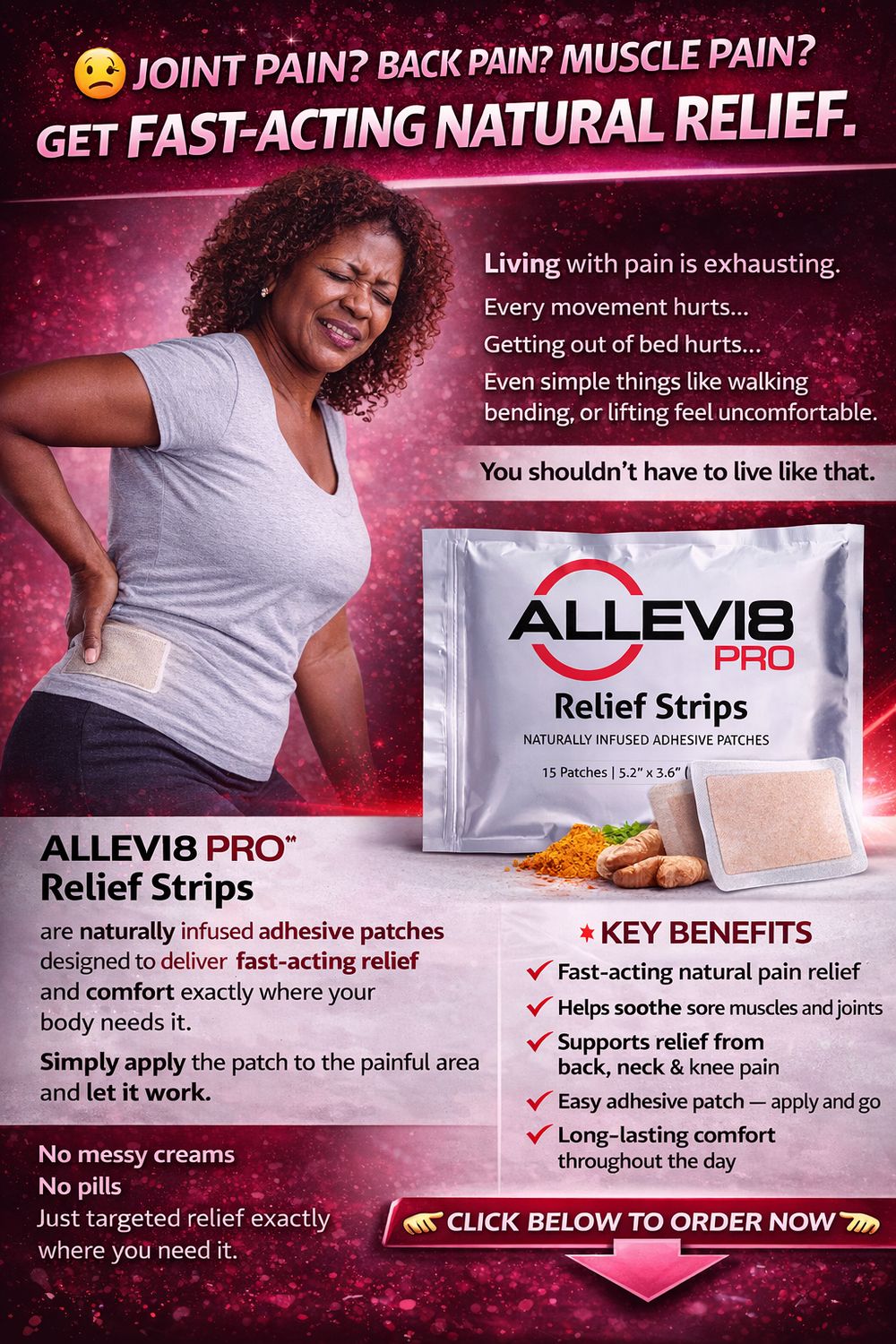 💪 ALLEVI8® PRO — NATURAL RELIEF PATCHES