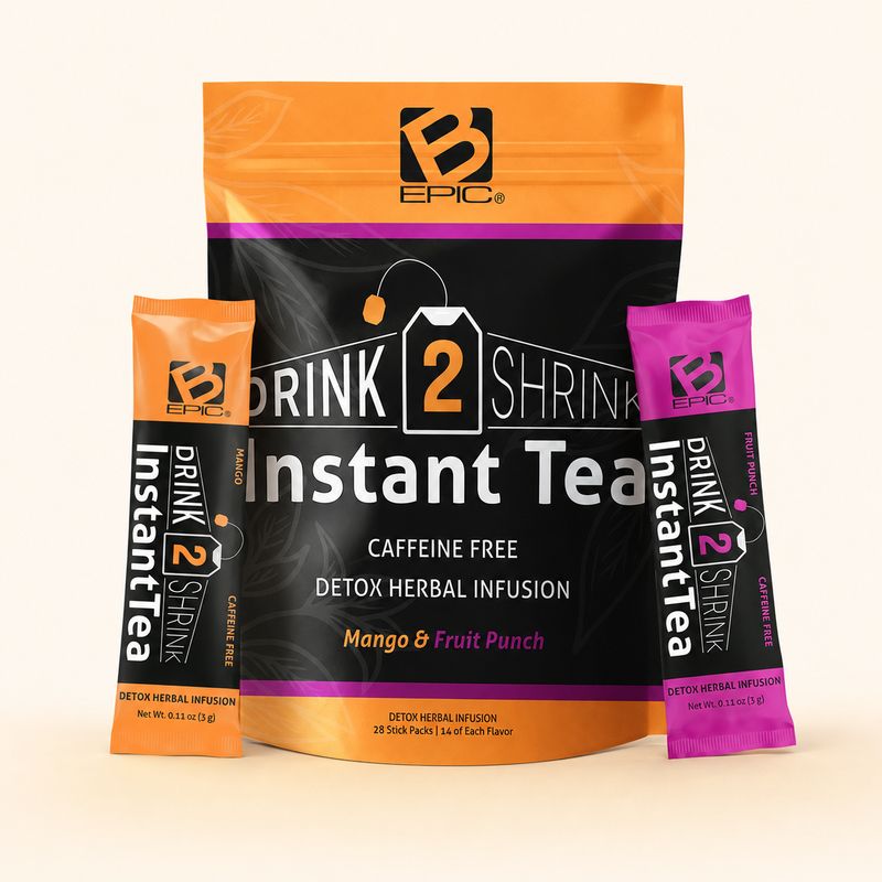 🍍 DRINK2SHRINK® INSTANT TEA — NATURAL WEIGHT MANAGEMENT TEA | Best Tasting Detox Tea