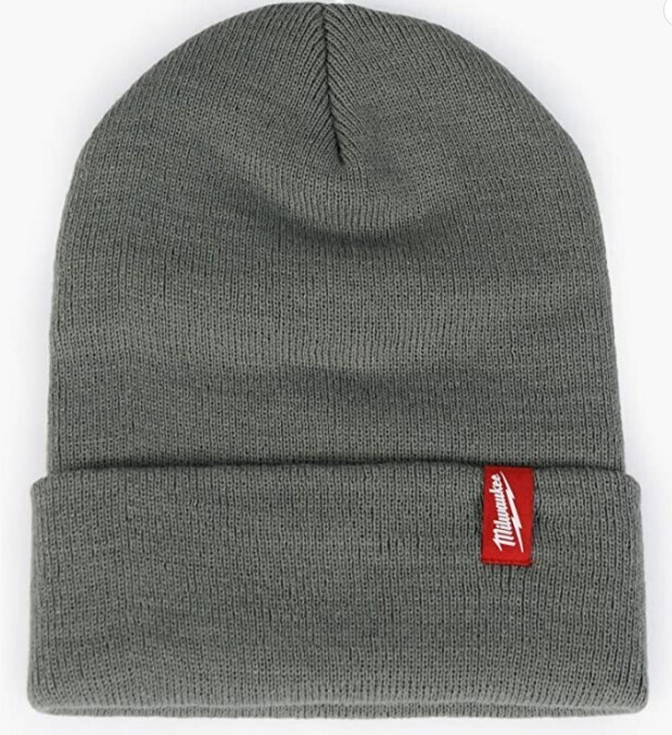 Milwaukee Gray Acrylic Cuffed Beanie