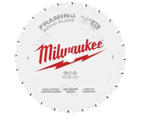 Milwaukee 7-1/4&quot; 24T Framing Circular Saw Blade
