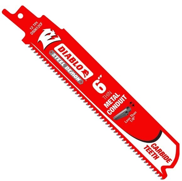 Diablo Steel Demon 6 in. Carbide Blades for Thin Metal Conduit Cutting