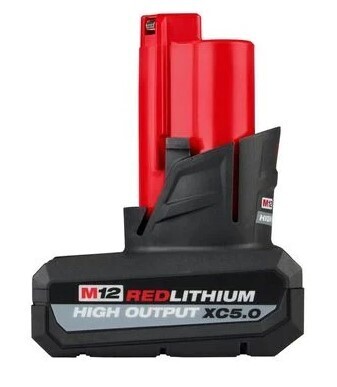 Milwaukee M12 REDLITHIUM HIGH OUTPUT™ XC5.0 Battery