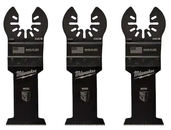 Milwaukee® OPEN-LOK™ 1-3/8&quot; HCS WOOD BLADES 3PK