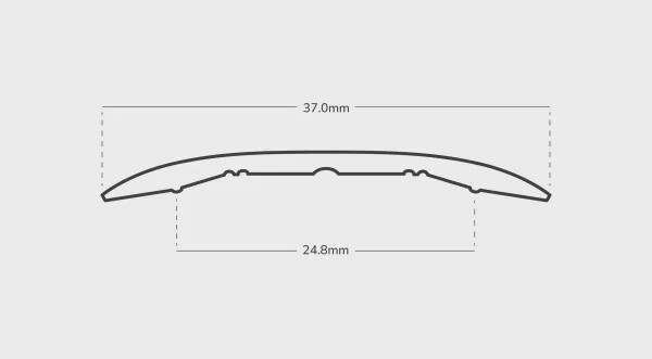 Stick Down Cover 2.7m Silver