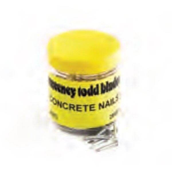 Concrete Nails 25mm Silver 500g Tub