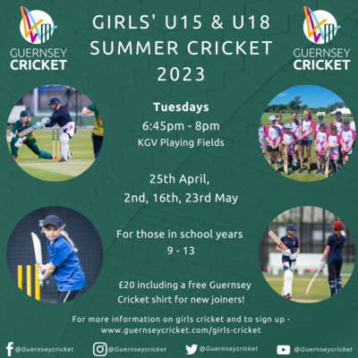 Girls Summer Cricket U15-U18