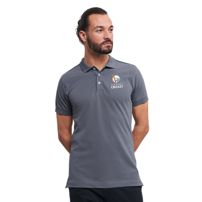 Guernsey Cricket Polo (Dark Grey)