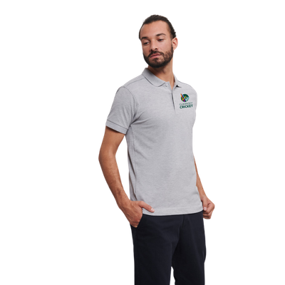 Guernsey Cricket Polo (Light Grey)