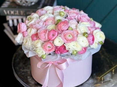 Blush Love |Pink & White Ranunculus Arrangement