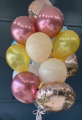 Balloons Bouquet in Pastel colors