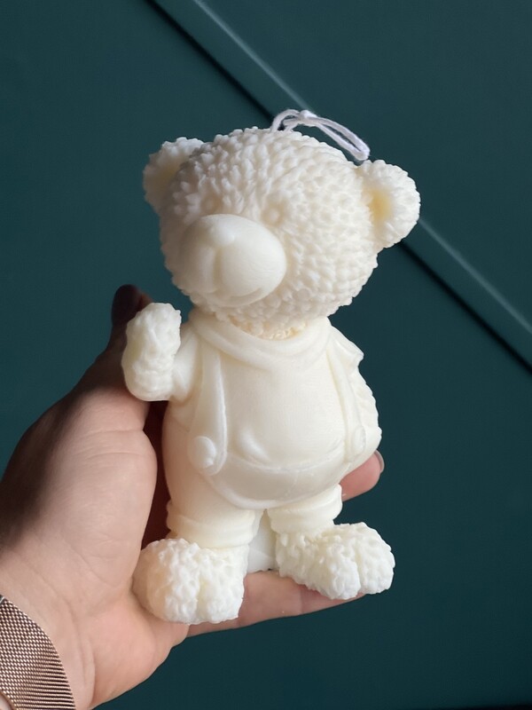 Scented large candle. Tatty Teddy  Candle, Unique large Candle.