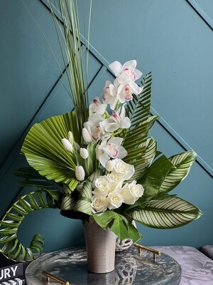 Modern Orchids Design in a vase