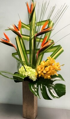 Modern Tropical Design in a vase