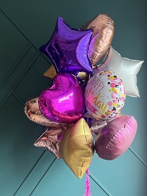 Dozen Happy Birthday Balloons