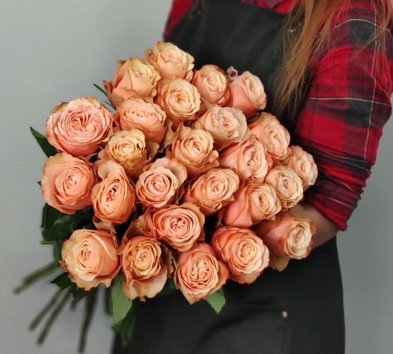 2 Dozen "Kahala" Garden Roses Bouquet