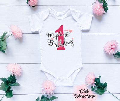First or Half Birthday Onesie