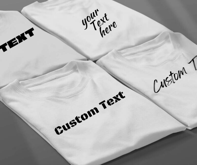 Custom Text Custom Text