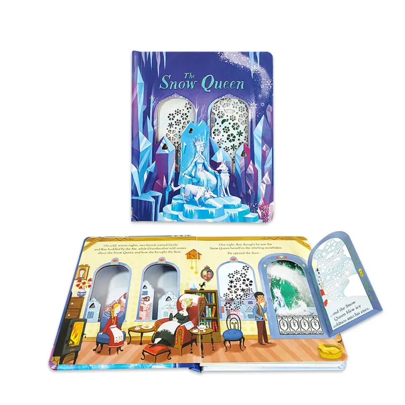 Libro Infantil Reina de las Nieves con Pop-Up 3D