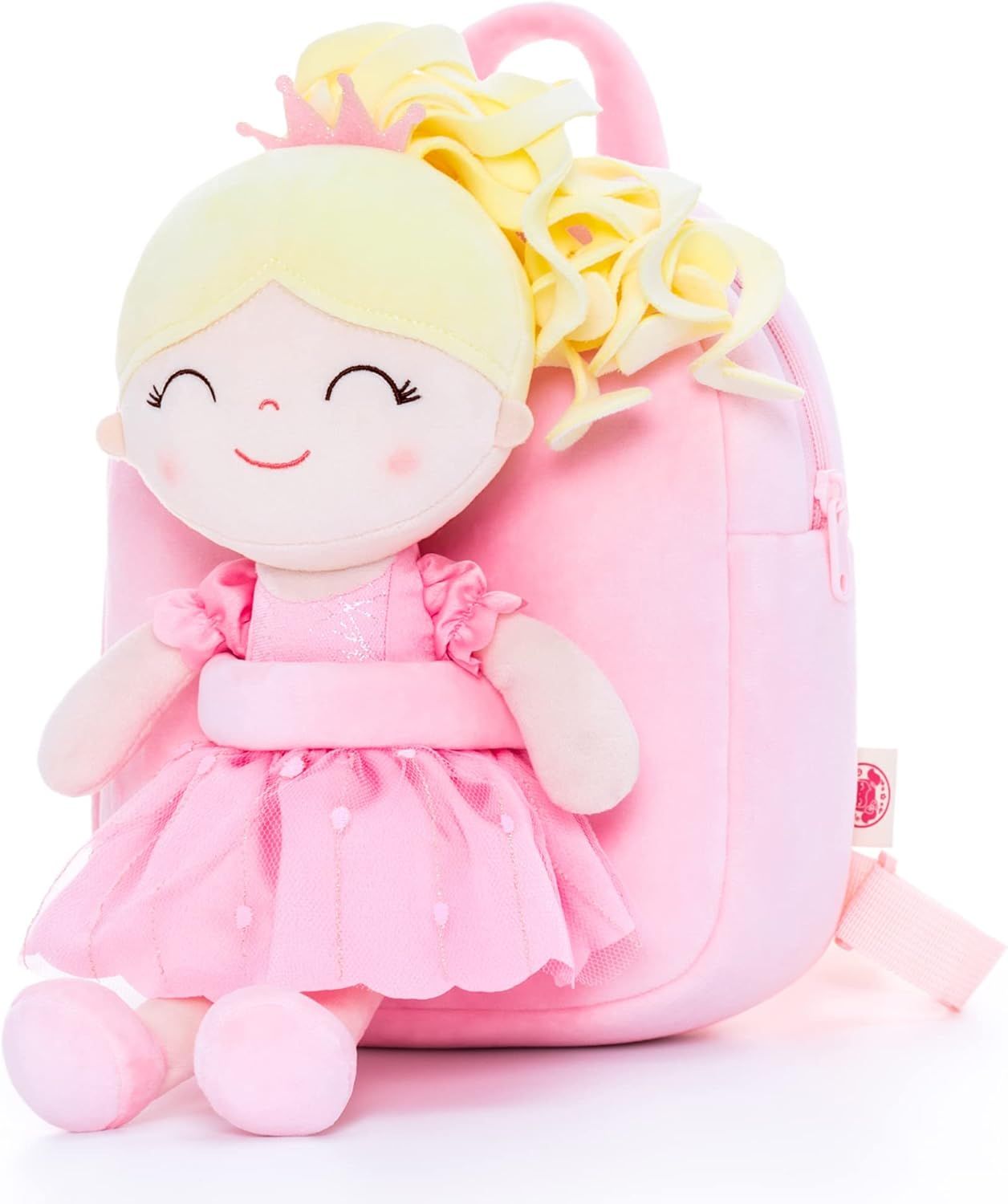 Mochila y Peluche 2 en 1 Princesa Aurora