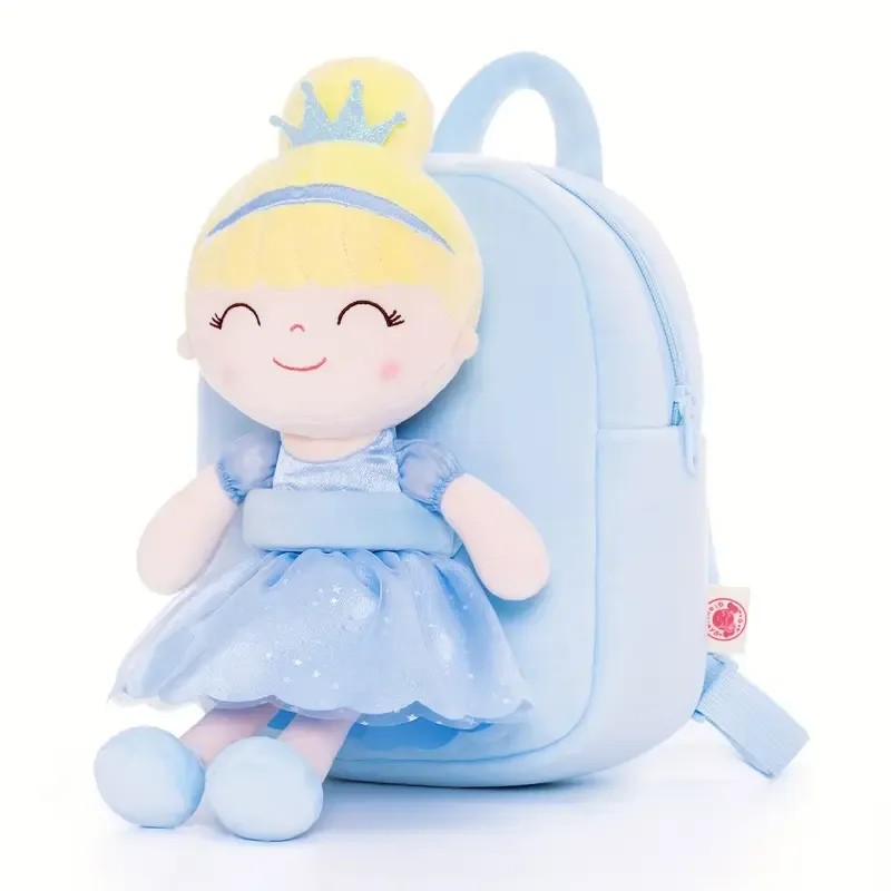 Mochila y Peluche 2 en 1 Princesa Cenicienta