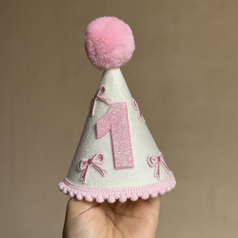 Gorrito de Cumpleaños #1 Pink