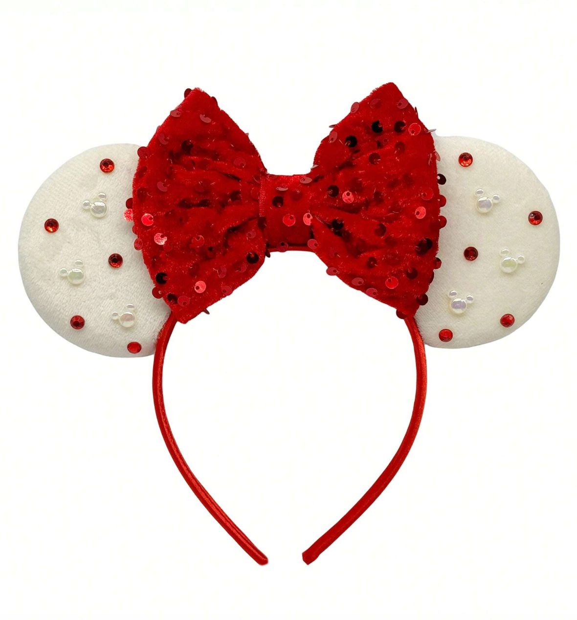 Diadema Brillos Rojos