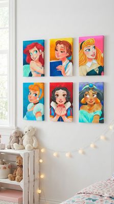 Princess Gallery Edition 31x25 cm - Colección 6 y 12 Princesas