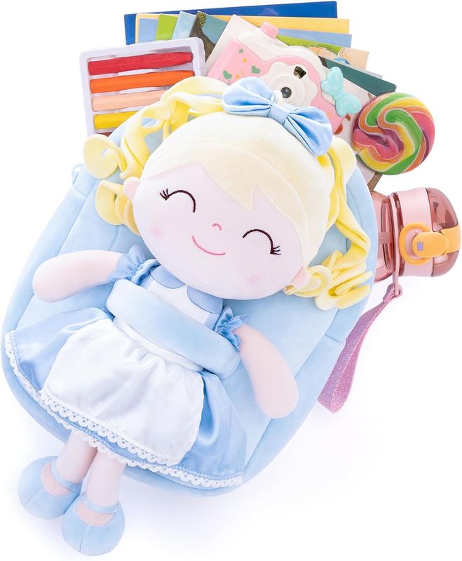 Mochila y Peluche 2 en 1 Princesa Alicia