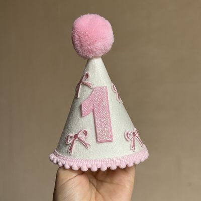 Gorrito de Cumpleaños #1 Pink