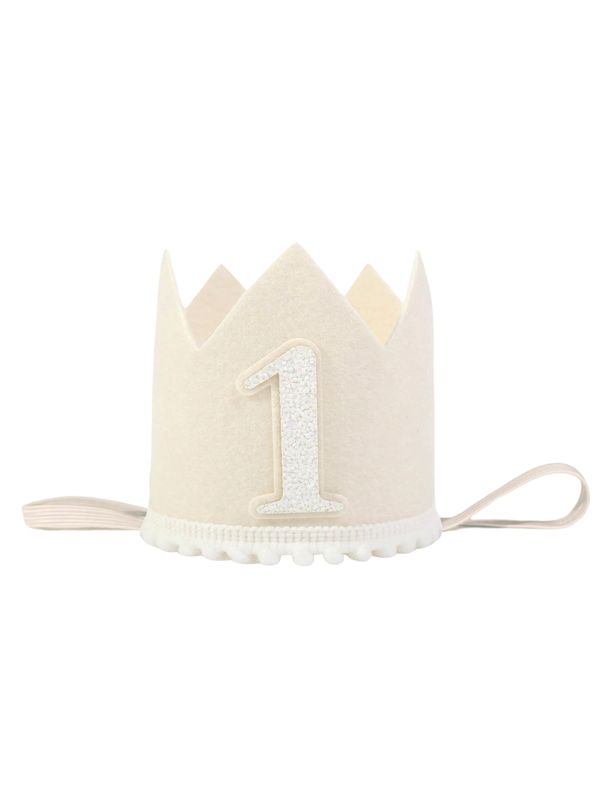 Corona de Cumpleaños #1 Beige