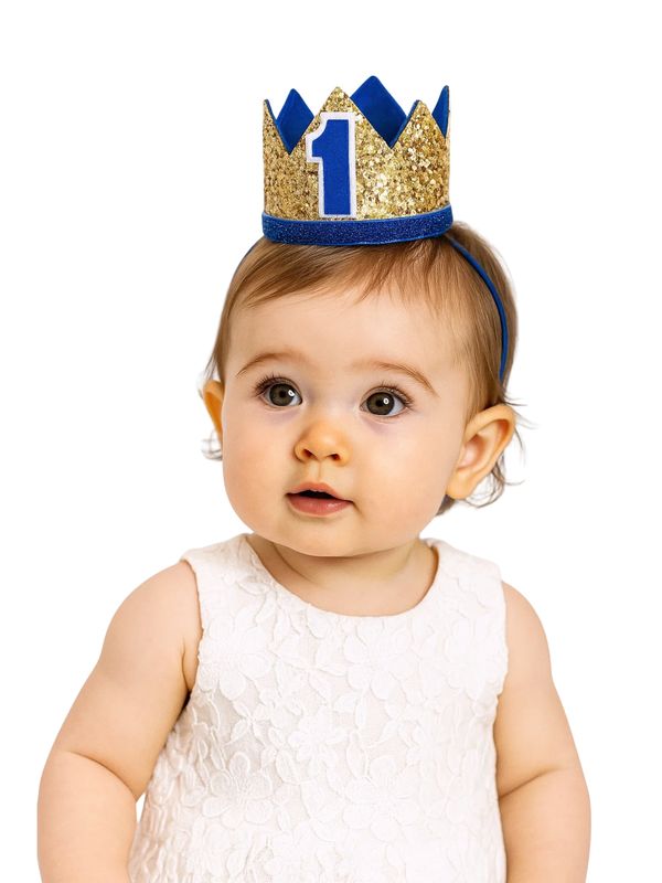Corona de Cumpleaños #1 Blue