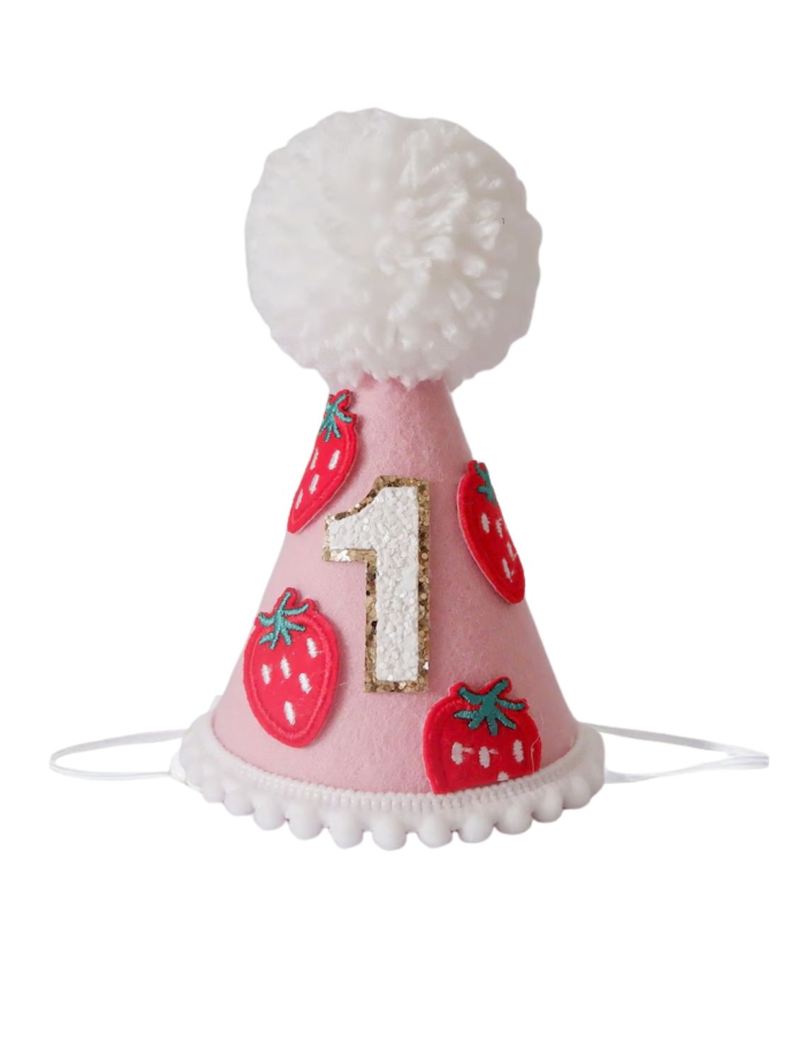 Gorrito de Cumpleaños #1 Strawberry