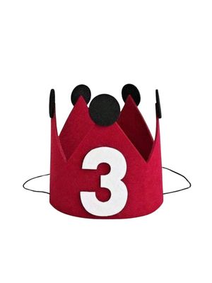 Corona de Cumpleaños #3 Red