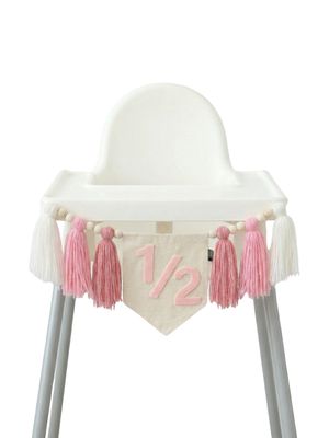 Guirnalda de Cumplemes #6 Meses Pink