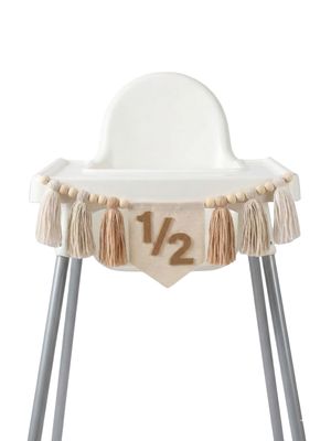 Guirnalda de Cumplemes #6 Meses Beige