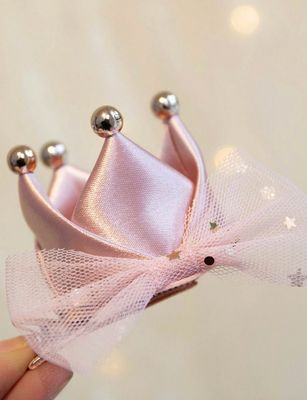 Clip de Corona Baby Dream Pink
