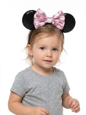 Diadema Minnie Mouse Baby Rosa