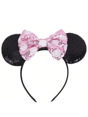 Diadema Minnie Mouse Baby Rosa