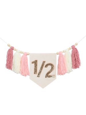 Guirnalda de Cumplemes #6 Meses Pink &amp; Gold