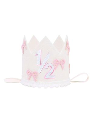 Corona de Cumpleaños #1/2 Dulces Moños
