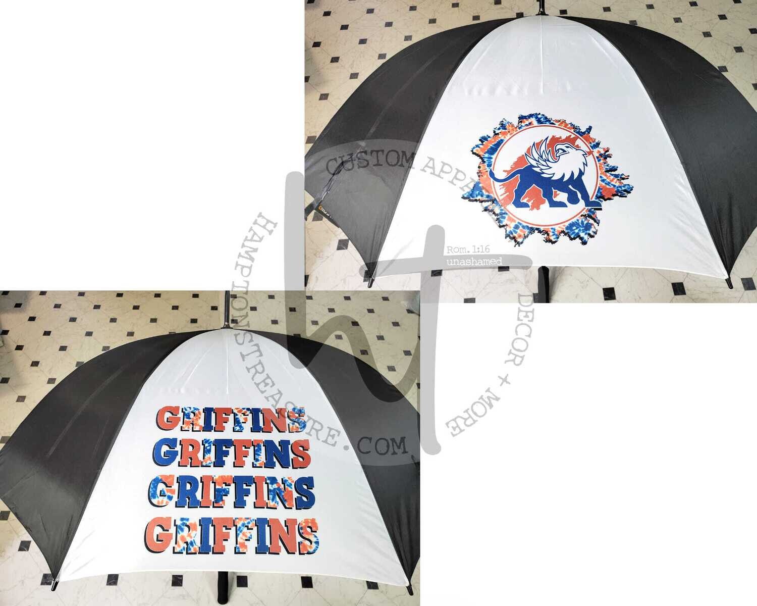 Tie Dye Mascot Umbrella