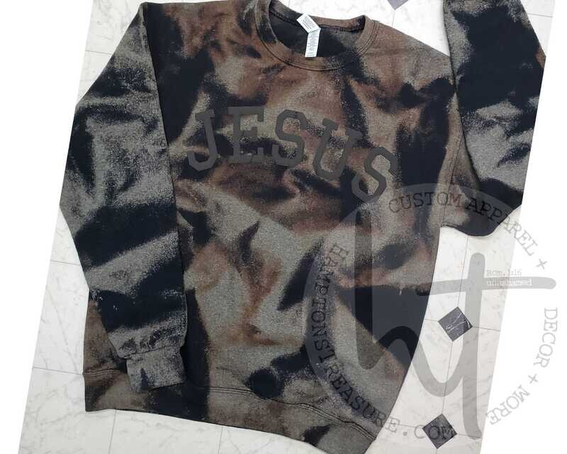 Bleached Puffy Jesus Sweatshirt