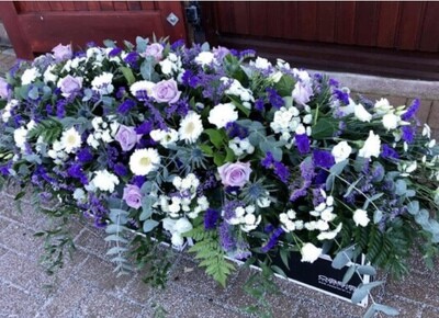 Mixed Purple Main Coffin Tribute