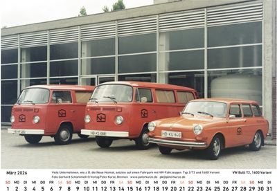 Kalender 2026: Wolfsburger Oldies